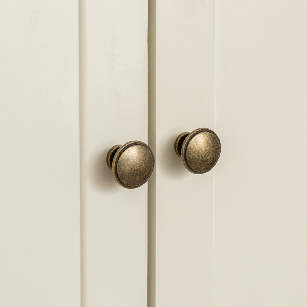 Large Ivory Double Wardrobe - Charlotte Ivory Range