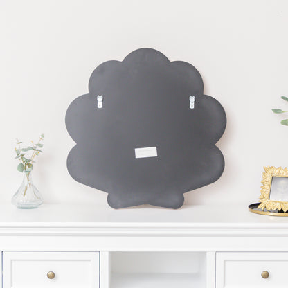 Large Pink Shell Shaped Wall Mounted Mirror - 60cm x 60cm