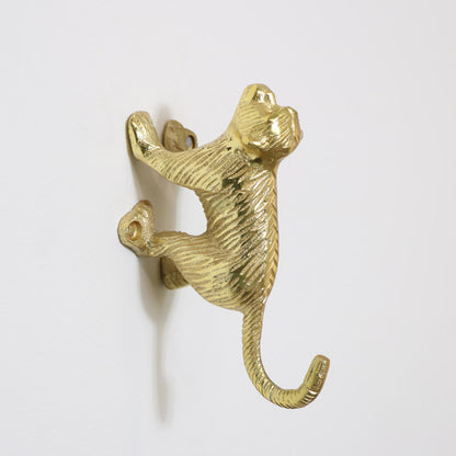 Gold Monkey Wall Hook