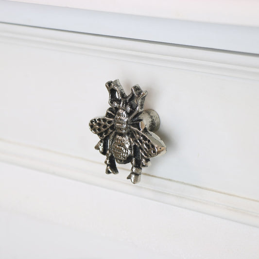  Silver Bumblebee Drawer Knob 