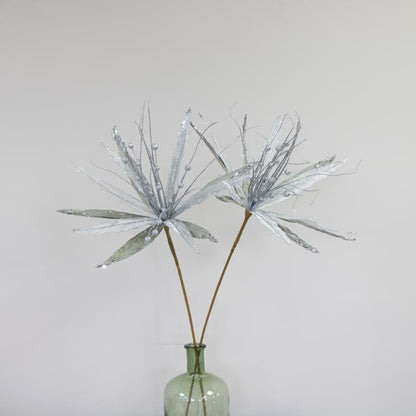 Silver Flower Tree Decoration