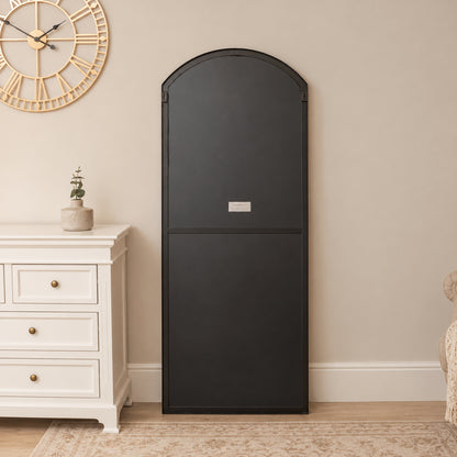 Large Arch Gold Framless Full Length Leaner / Wall Mirror - 150cm x 60cm