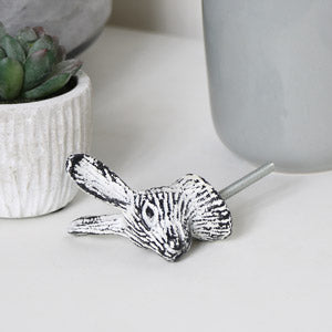  White Rabbit Head Drawer Knob 