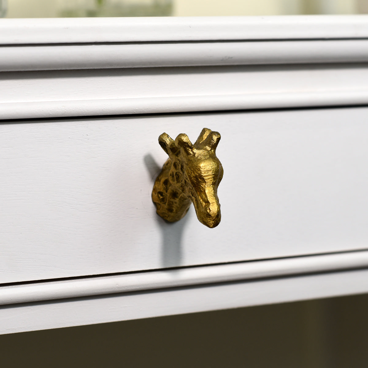 Gold Giraffe Drawer Knob