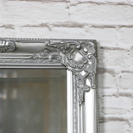  Tall Silver Ornate Mirror 47cm x 142cm 