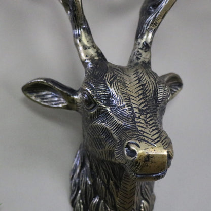 Replica Gold Metal Wall Mounted Stag Head