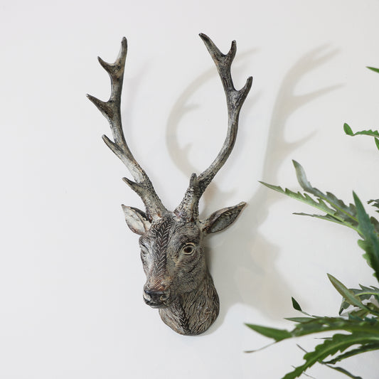  Rustic Wall Mounted Stag Head 