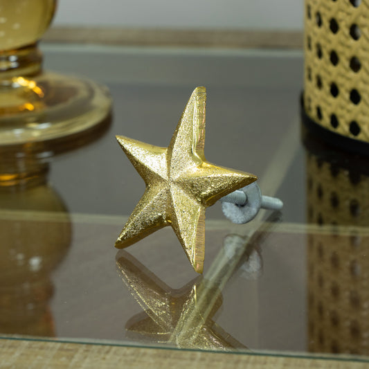  Gold Star Drawer Knob 