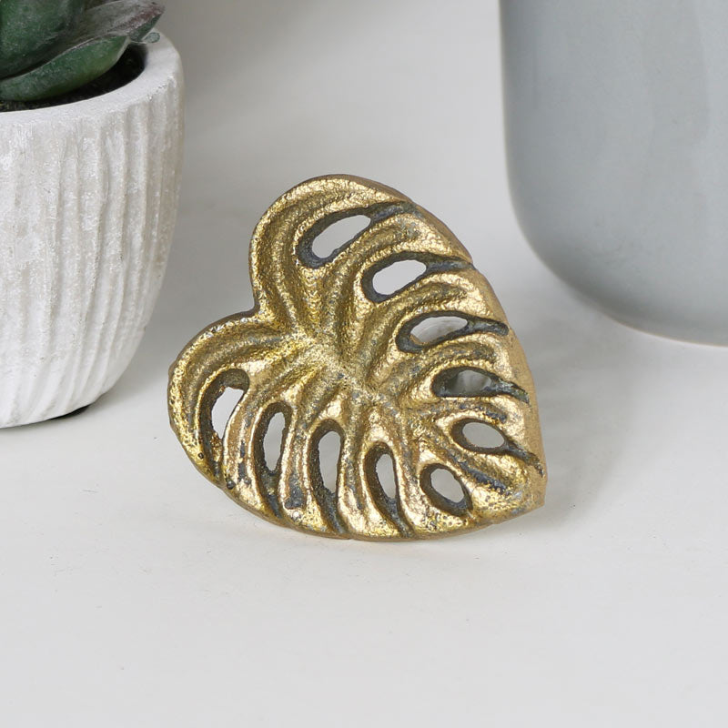 Gold Leaf Drawer Knob