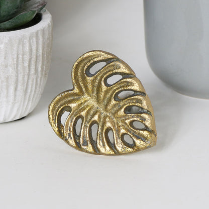 Gold Leaf Drawer Knob