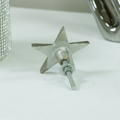 Silver Star Drawer Knob