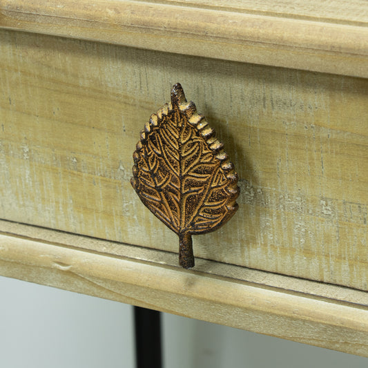  Rustic Aspen Leaf Drawer Knob 