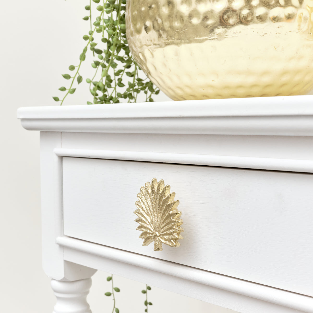 Coconut Palm Tree Ceramic Drawer Knobs - Tropical Cabinet Pulls, Hand-Painted
