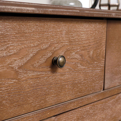 Dark Wood Wardrobe, Dressing Table Set, Chest of Drawers & Pair of Bedside Tables - Ashwell Range