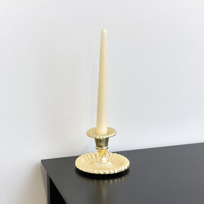 Ornate Vintage Gold Chamber Candlestick Holder