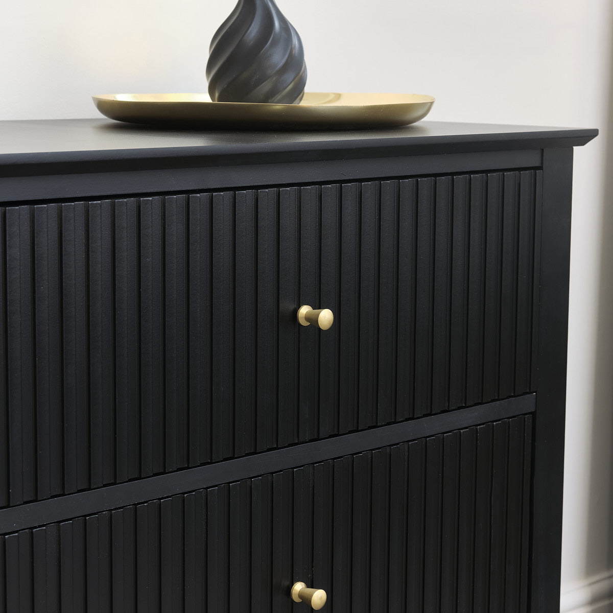 Large 6 Drawer Chest of Drawers - Hales Black Range Windsor Browne Large 6 Drawer Chest of Drawers - Hales Black Range Windsor Browne