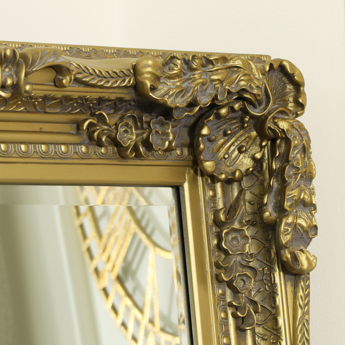 Large Ornate Gold Wall / Leaner Mirror - 78cm x 158cm