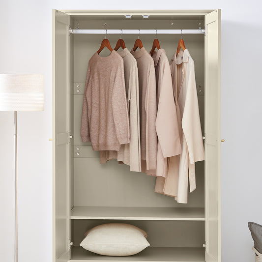  Double Wardrobe - Hales Taupe Range 