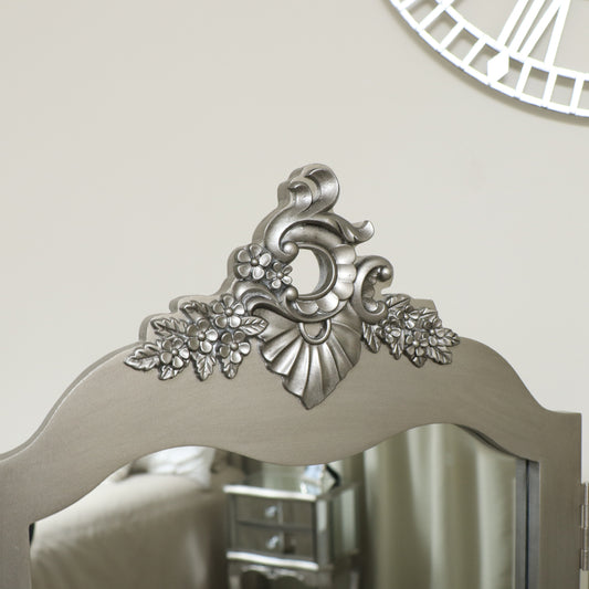  Ornate Triple Dressing Table Mirror - Tiffany Range 