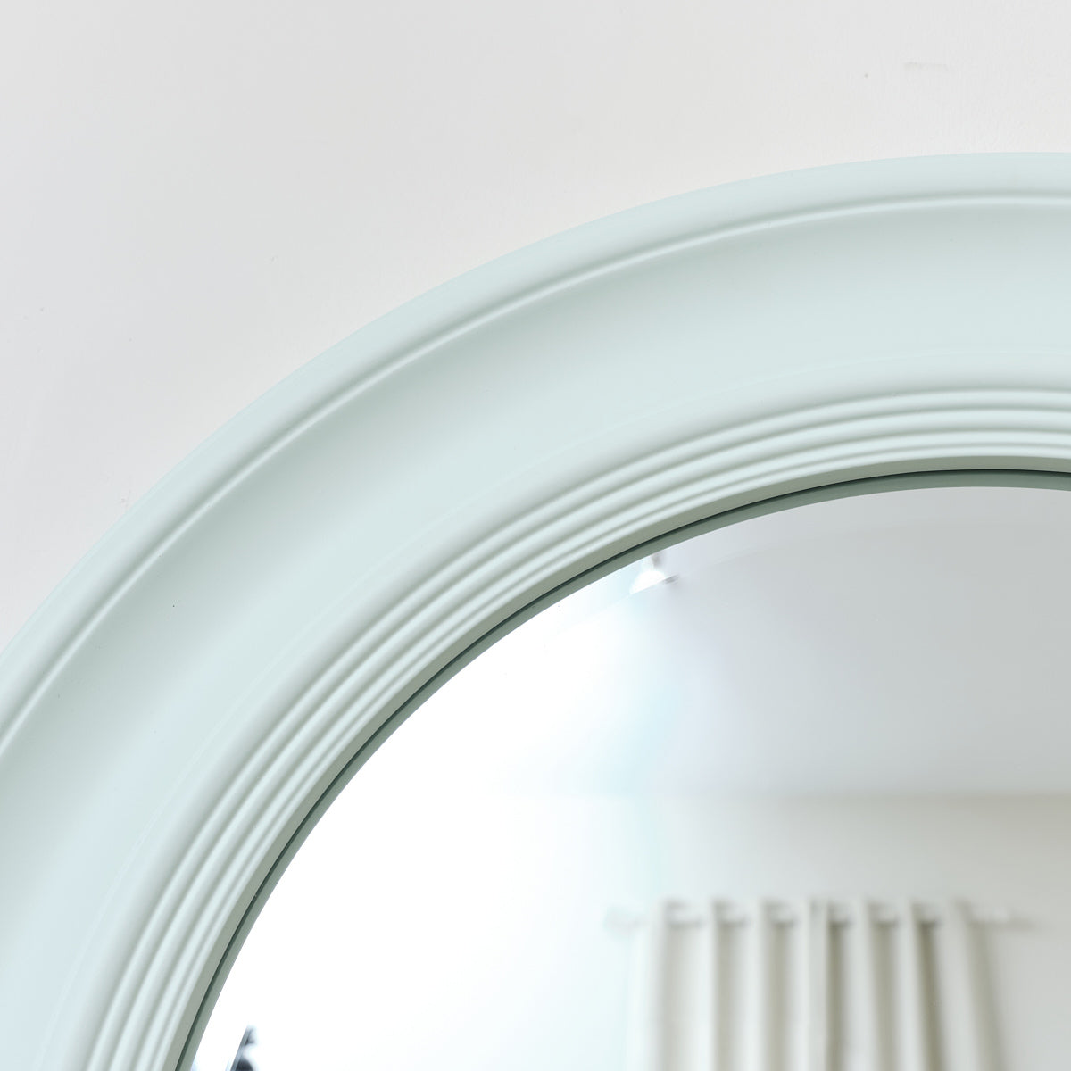 Round Mint Green Wall Mirror 65cm x 65cm