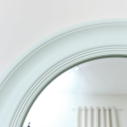 Round Mint Green Wall Mirror 65cm x 65cm