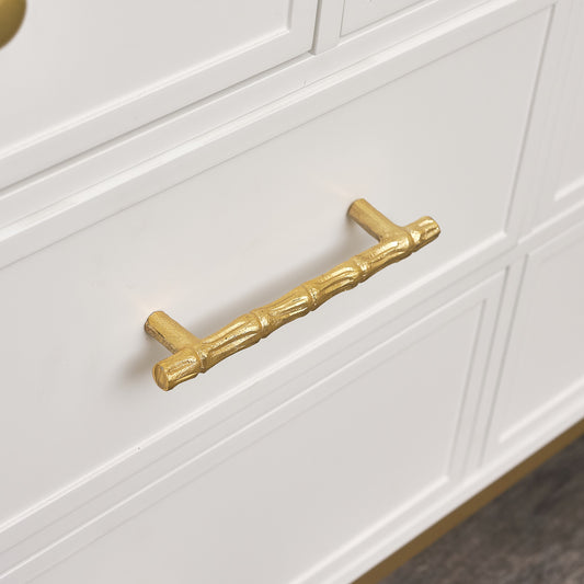 Gold Bamboo Drawer Handle 