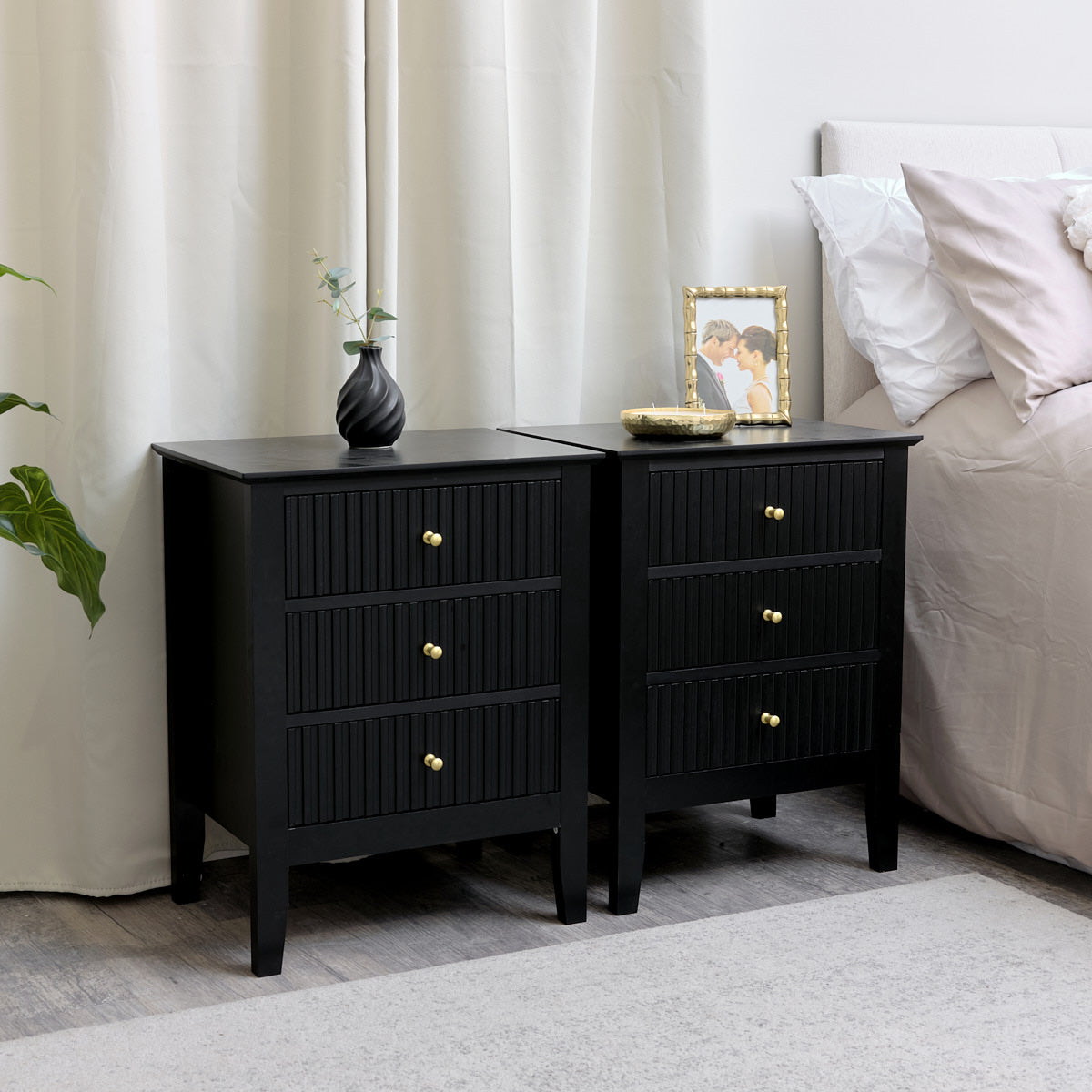 Black chest and nightstand discount