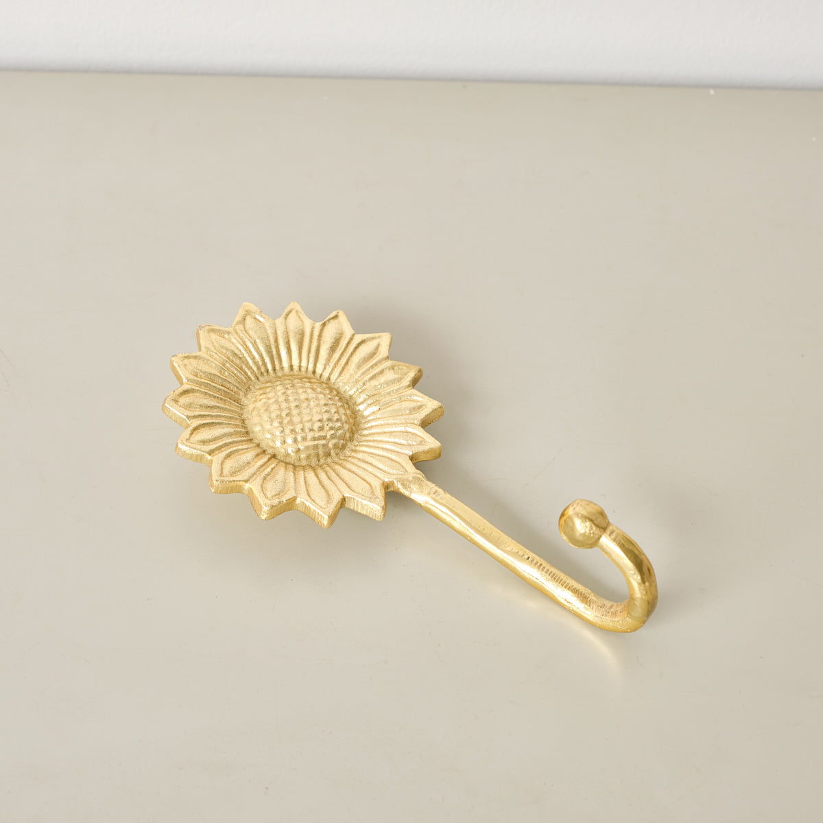 Gold Sunflower Wall Hook