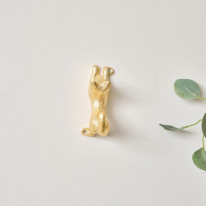 Gold Cat Wall Hook