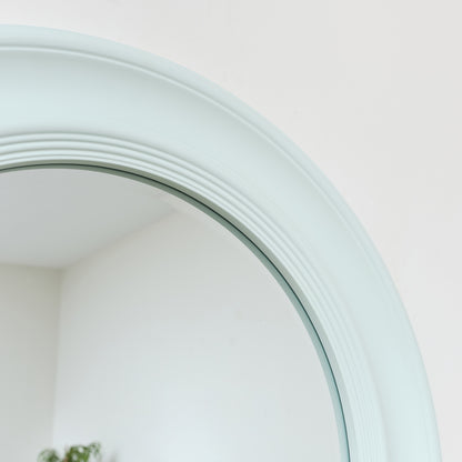 Round Mint Green Wall Mirror 65cm x 65cm