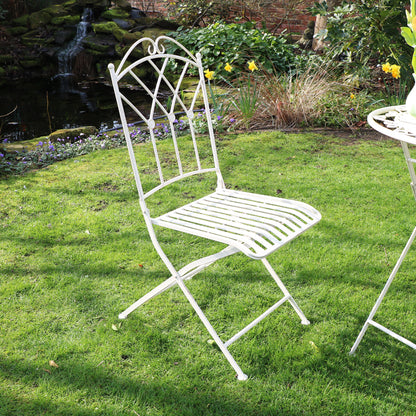 Antique Cream Bistro Set