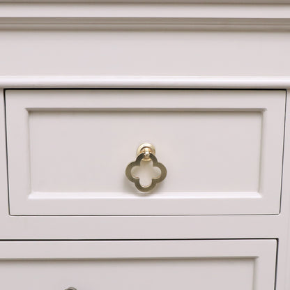 Brushed Gold Clover Drop Pull Handle