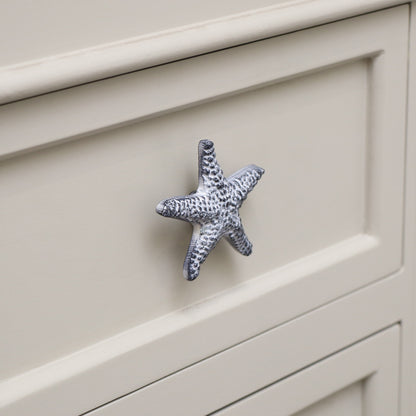 White Starfish Drawer Knob