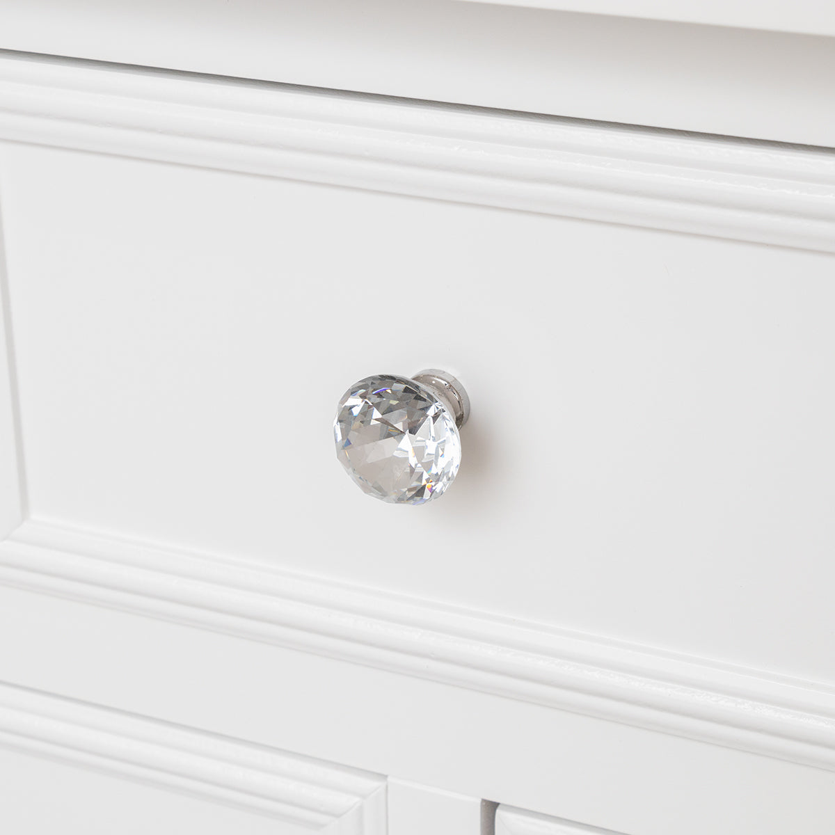 Large White Chest of 6 Drawers - Victoria Range