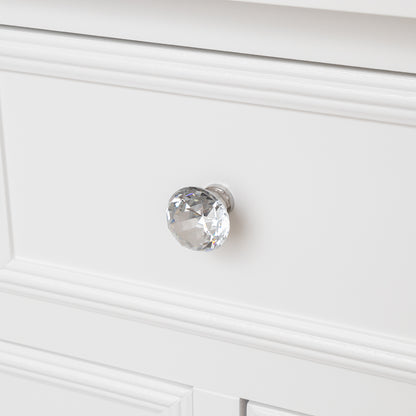 Large White Chest of 6 Drawers - Victoria Range