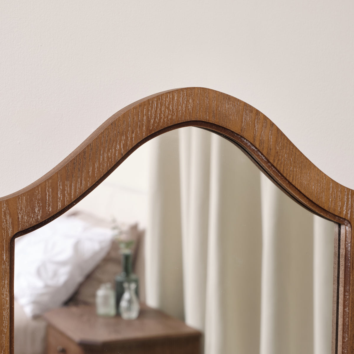 Dark Wood Triple Dressing Table Mirror - Ashwell Range Windsor Browne Dark Wood Triple Dressing Table Mirror - Ashwell Range Windsor Browne