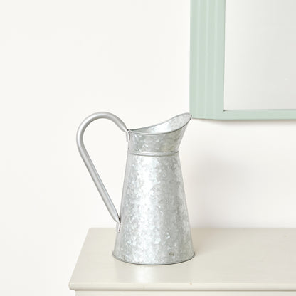 Galvanised Steel Silver Jug - 30cm