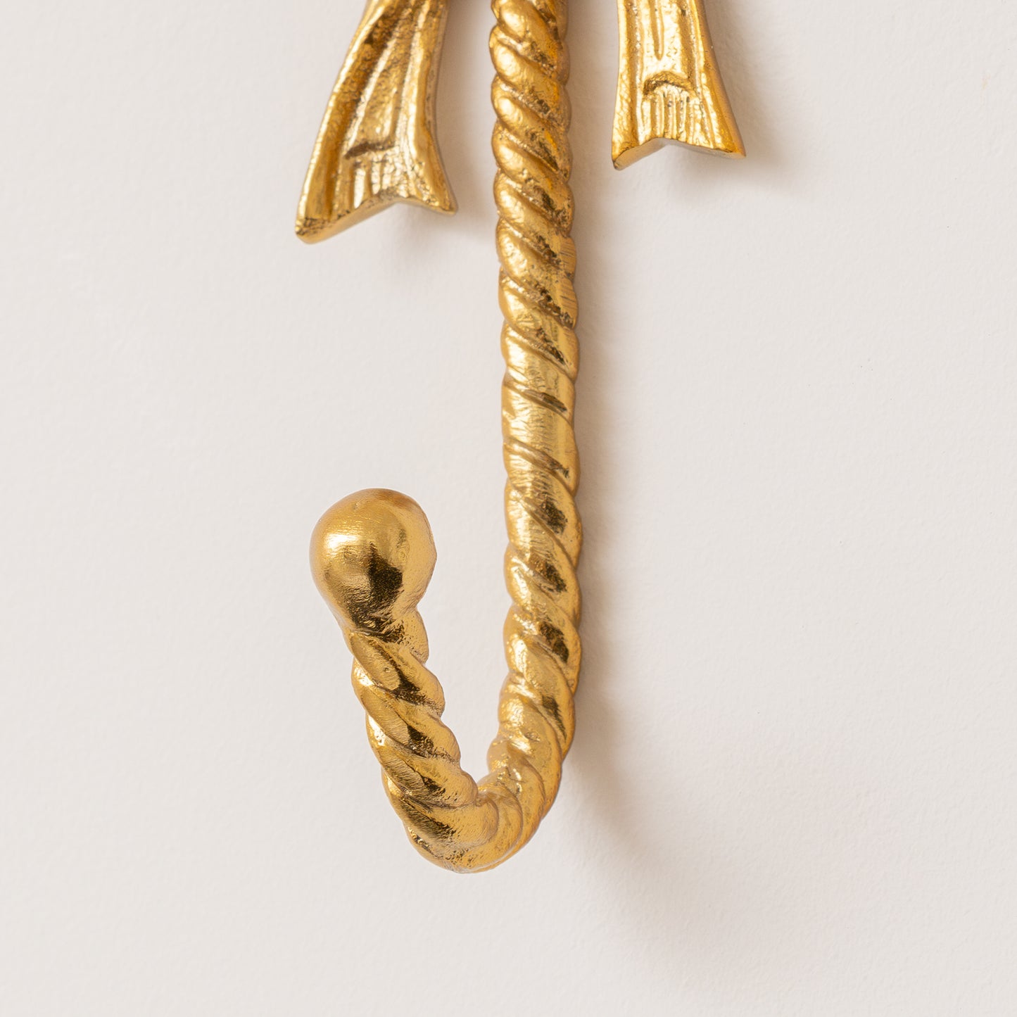 Gold Metal Bow Wall Hook