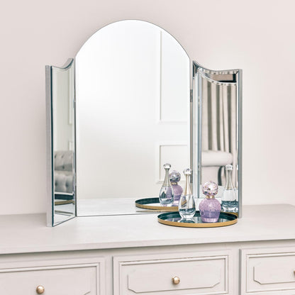 Vintage Style Dressing Table Triple Mirror