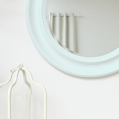 Round Mint Green Wall Mirror 65cm x 65cm