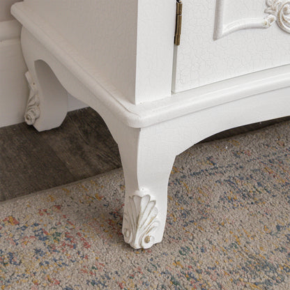 Large White Sideboard Cupboard - Pays Blanc Range