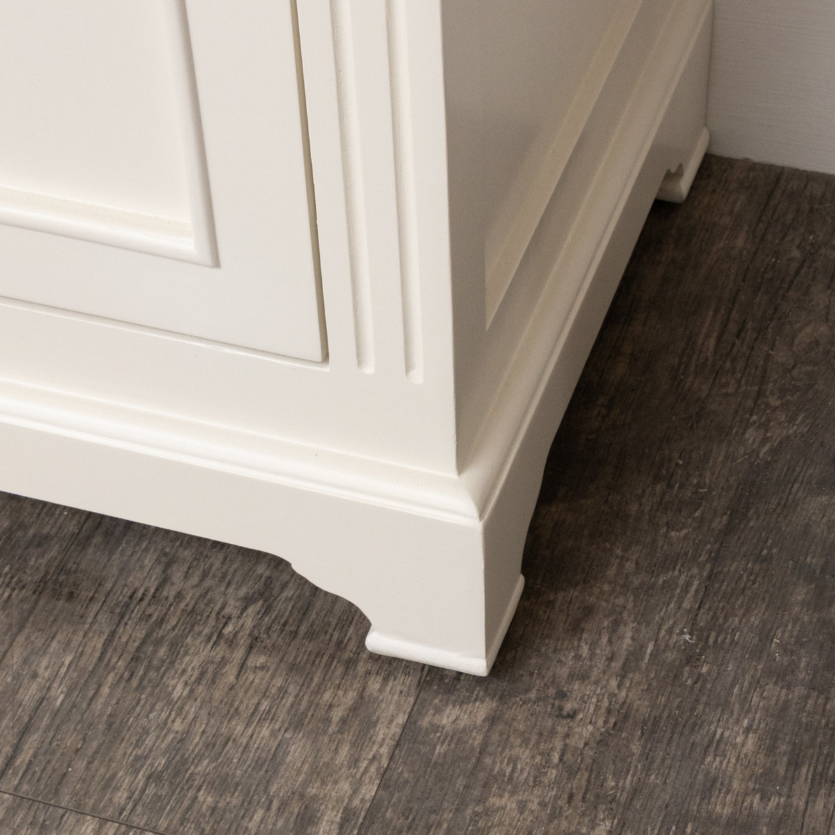 Slimline Two Door Shoe Cabinet With 3 Shelves - Daventry Ivory Range