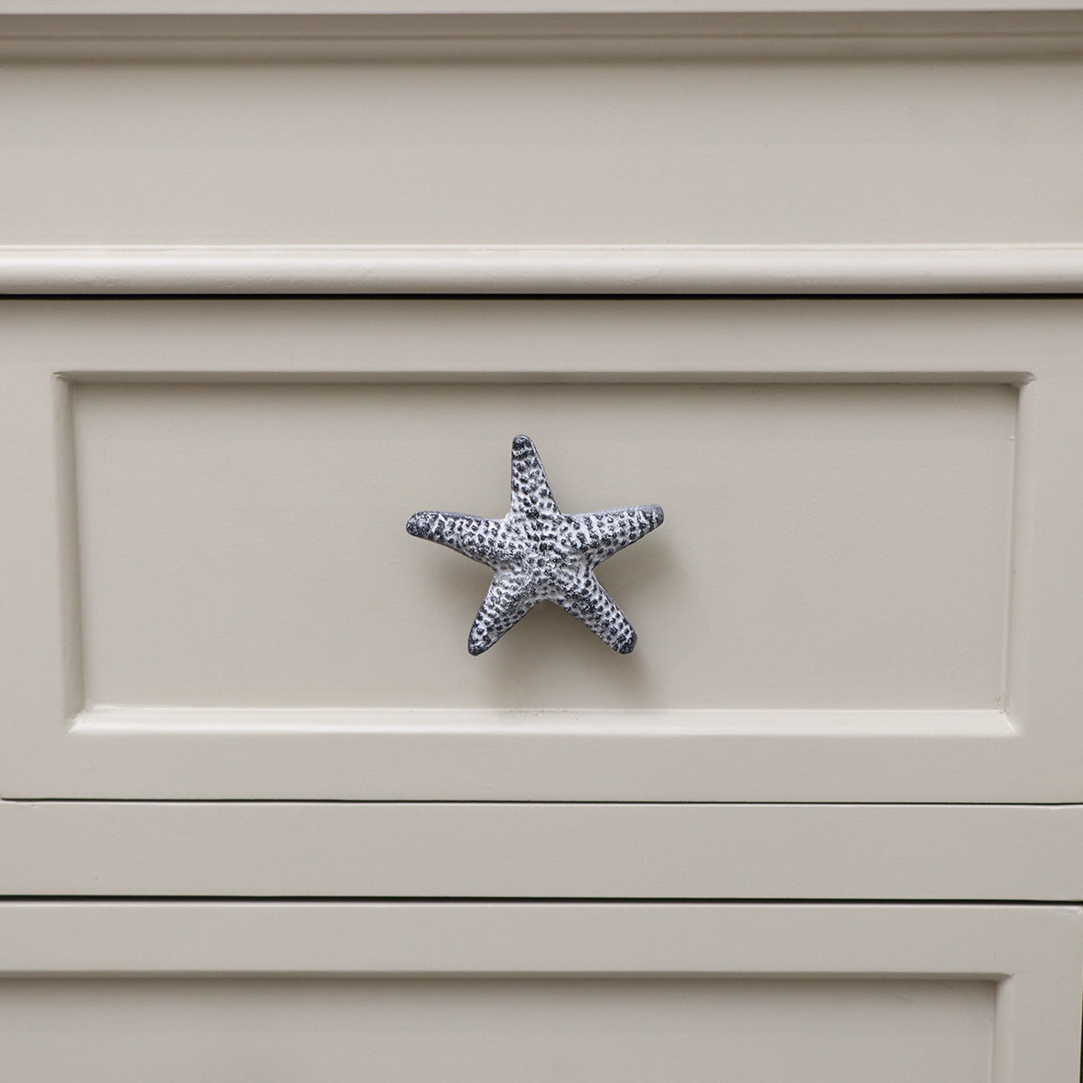 White Starfish Drawer Knob