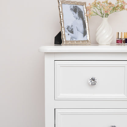 Large White Chest of 6 Drawers - Victoria Range