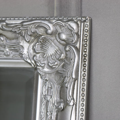 Tall Silver Wall / Leaner Mirror - 47cm x 142cm