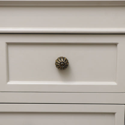 Rustic Round Scalloped Drawer Knob