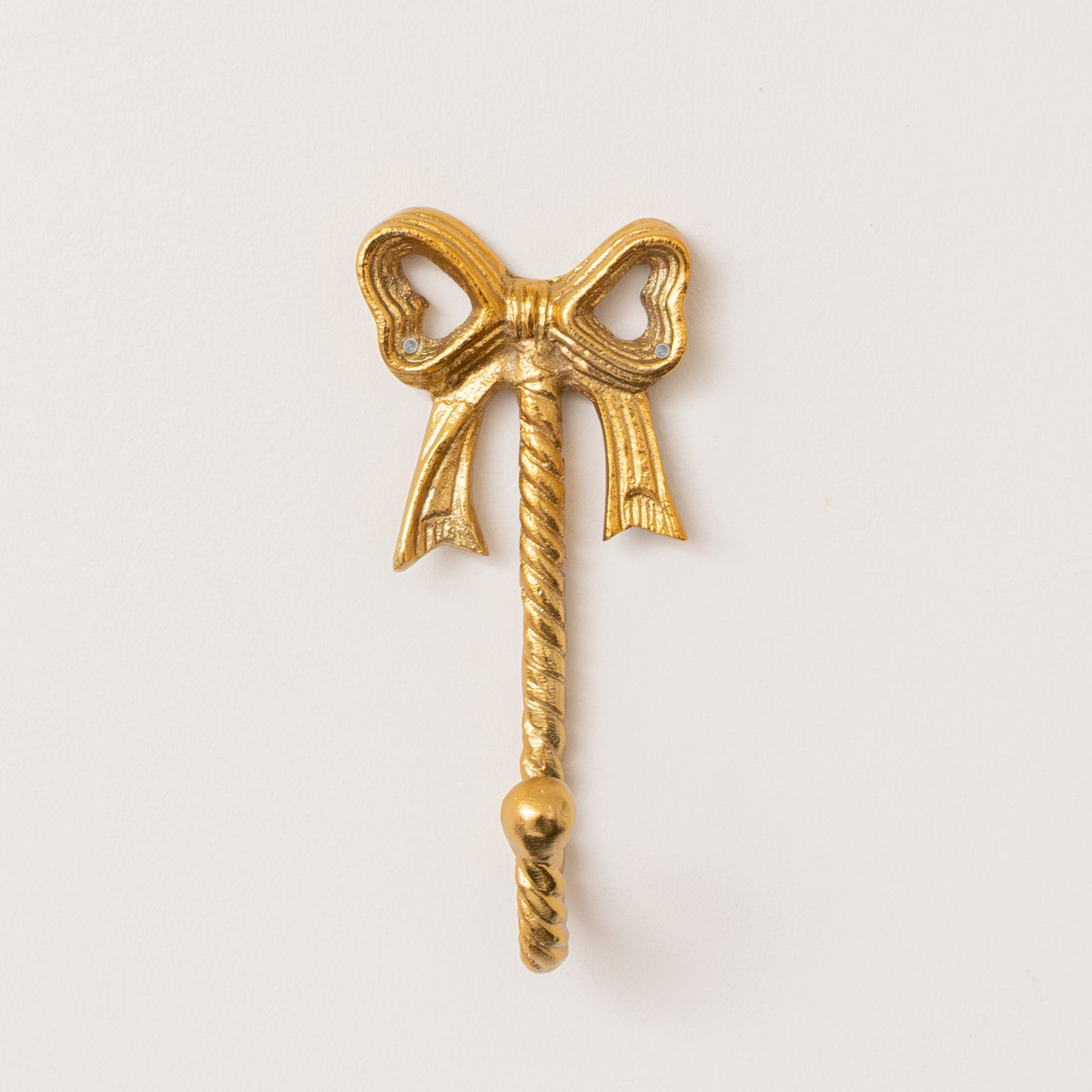 Gold Metal Bow Wall Hook
