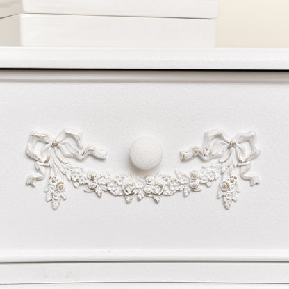 Antique White 7 Drawer Chest of Drawers - Pays Blanc Range