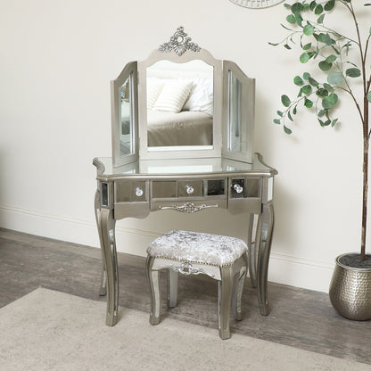 Ornate Triple Dressing Table Mirror - Tiffany Range
