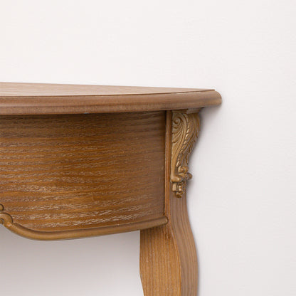 Wooden Half Moon Console Table - Pays Du Bois Range